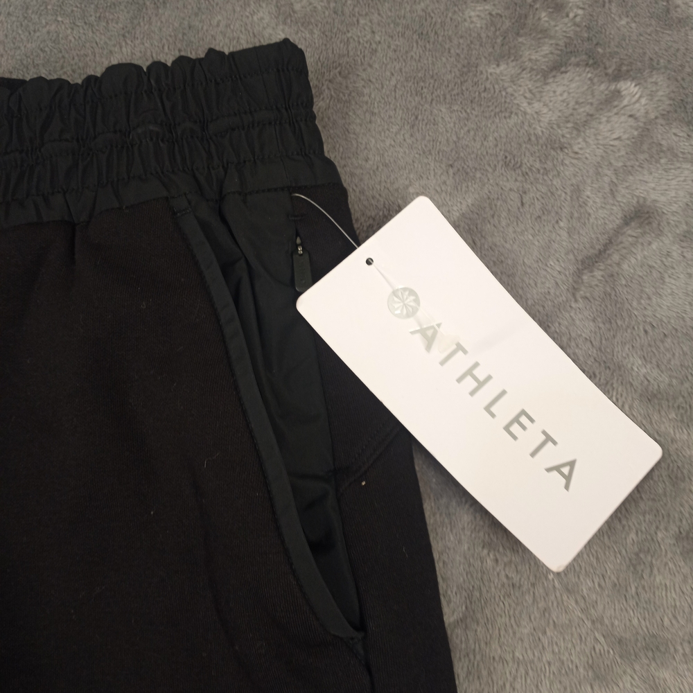Athleta Women's. Triumph Hybrid Wide Leg Cropped Pants Size XS Black NWT - Picture 4 of 13